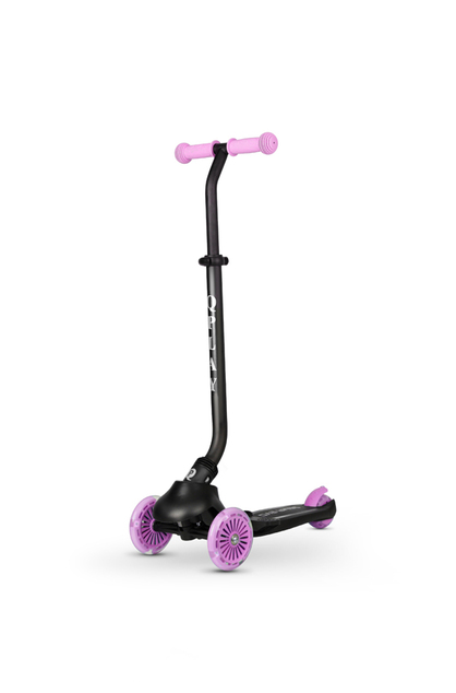 QPLAY Kolobežka / odrážadlo Sema Evo s LED svetlami Violet, vek 1 - 6 rokov, do 50 kg