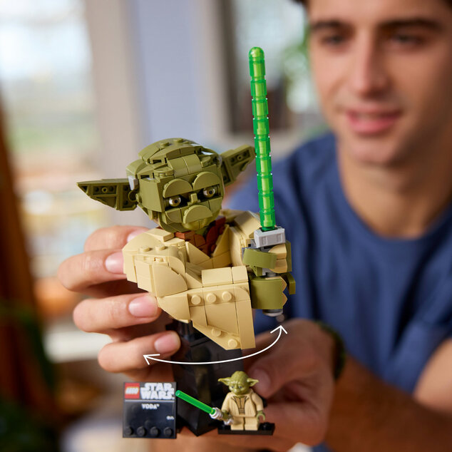 LEGO® Star Wars™ 75438 Bustul lui Yoda