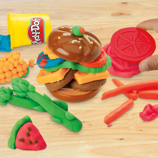 HASBRO – Play-Doh kis finomságok, hamburger