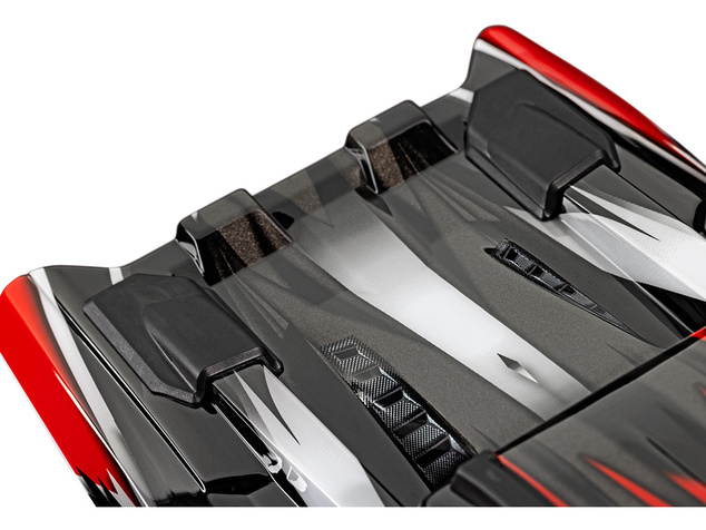 Traxxas Sledge 1:8 RTR červený s belted pneu