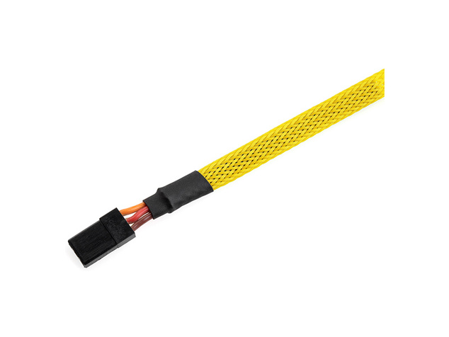 Ochranný káblový oplet 6mm žltý (1m)