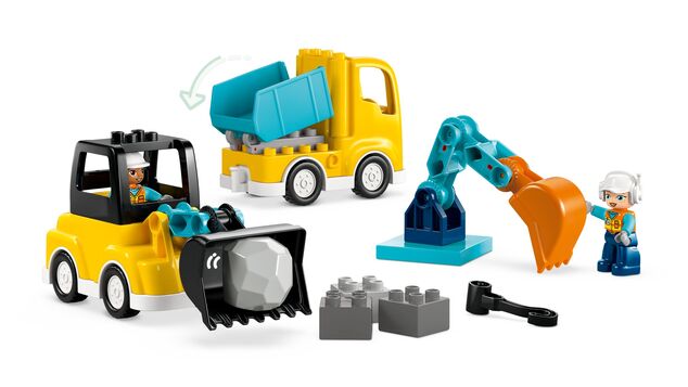 LEGO® DUPLO® 10475 Vozidlá na stavbe 3 v 1