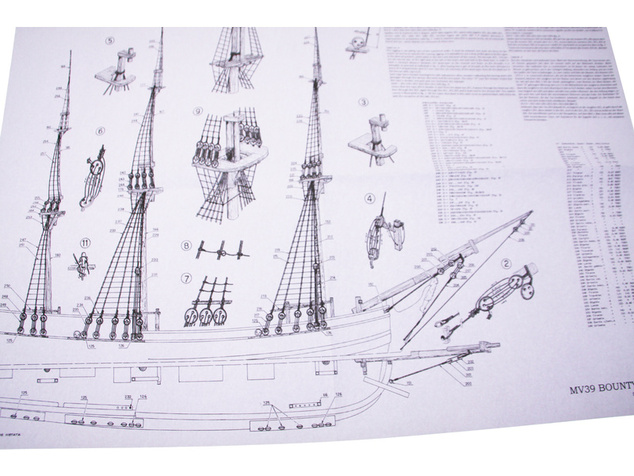 MAMOLI HMS Bounty 1787 1:64 kit