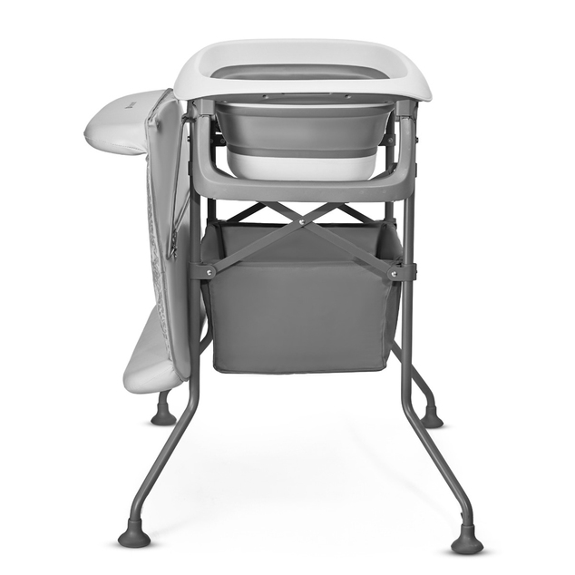 Kinderkraft Wickeltisch mit Badewanne Bubbly Grey