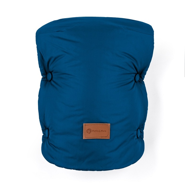 PETITE&amp;MARS Rukávnik / rukavice Jasie na kočík Ocean Blue