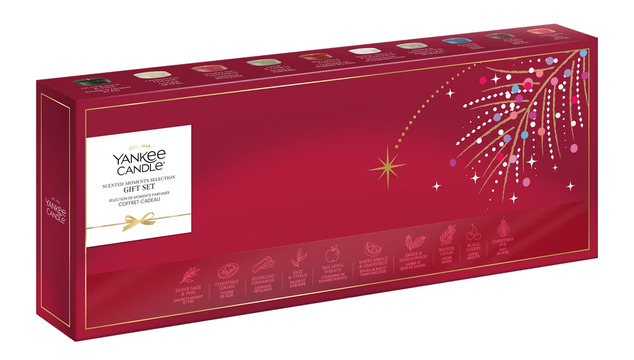 YC Weihnachtsset 2026 10x Teelicht und Kerzenhalter