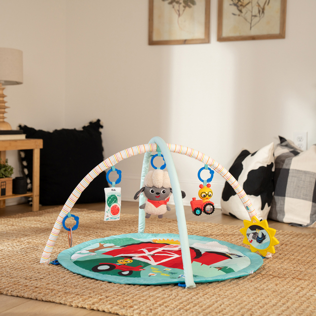 BABY EINSTEIN Tapis de jeu Happy Harvest™ Touch &amp; Feel, 0m