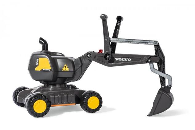 Rollytoys RollyDigger Pojazdný Otočný Bager Volvo šedý