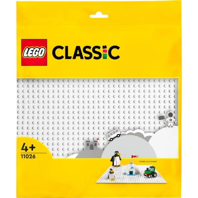LEGO® Classic 11026 Biela podložka na stavanie