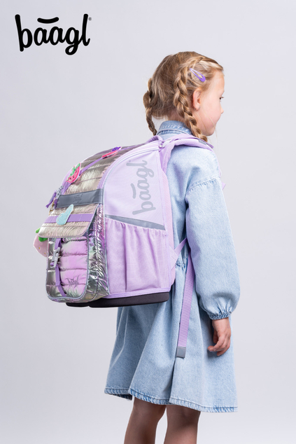 BAAGL Cartella Scolastica Zippy Lavender
