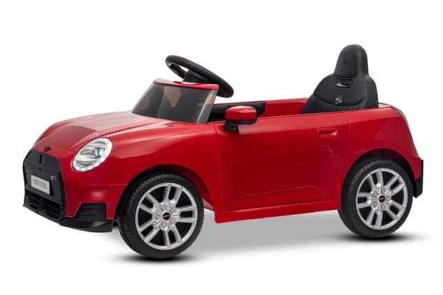 Elektrické autíčko BMW Mini Cooper 12V, červené, USB Vstup s Bluetooth pripojením na MP3 P