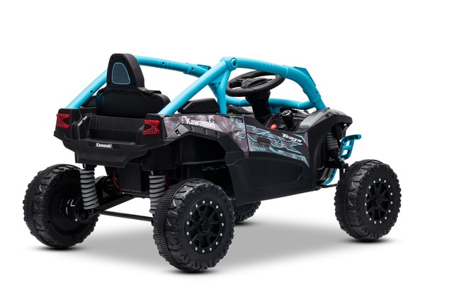 Elektrické autíčko Kawasaki TERYX KRX 1000 12V, modré, jednomiestne, odpružená zadná nápra