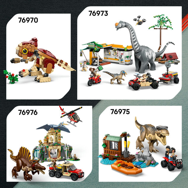LEGO® Jurassic World™ 76972 Únik pred raptorom v terénnom aute