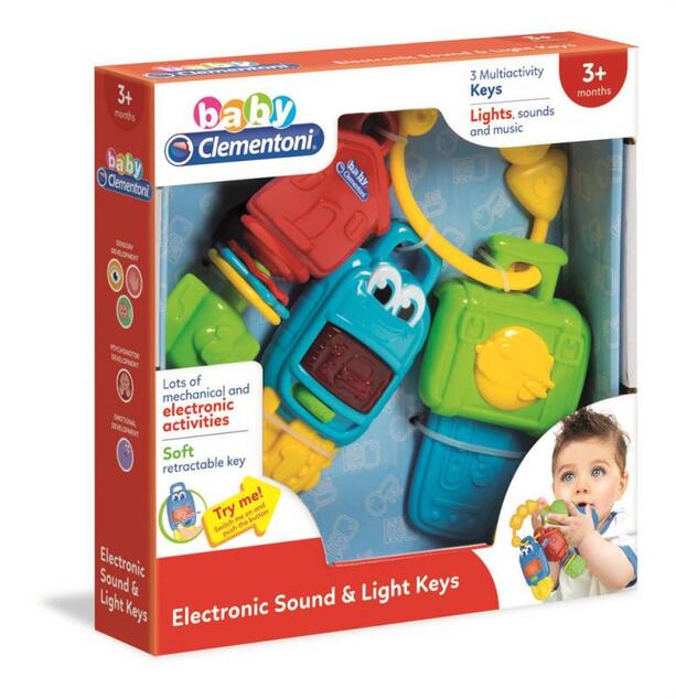 Clementoni Elektronická hrkálka - kľúče