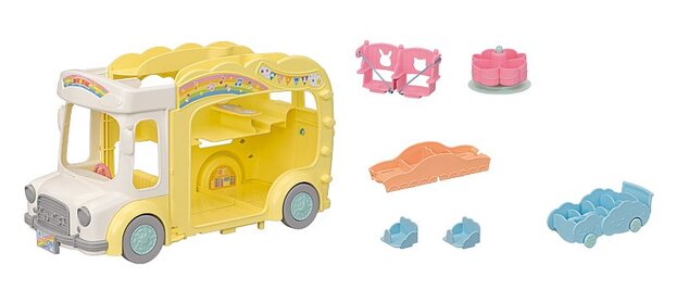 Sylvanian Families Dúhový škôlkový autobus