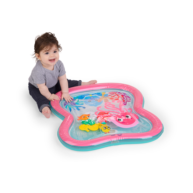 BABY EINSTEIN Tapis d'eau pour le développement moteur Jiggling Janet™ Tummy Time, 0m+