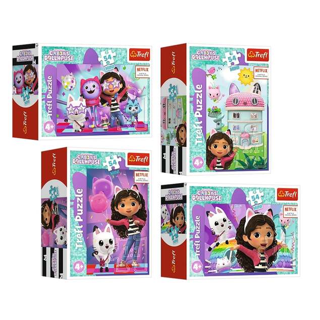 Trefl Puzzle 54 Mini - S Gabby je vždy zábava / Universal Gabby's Dollhouse