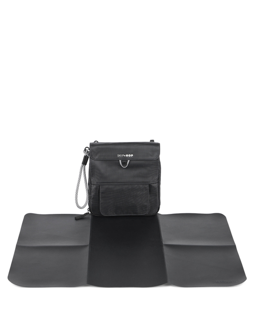 SKIP HOP Tappetino fasciatoio da viaggio Clean Slate Black