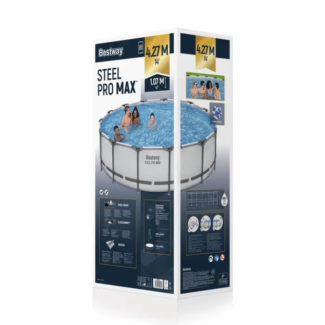Kerti medence Bestway 56950 Steel Pro MAX 4.27mx 1.07m Pool Set