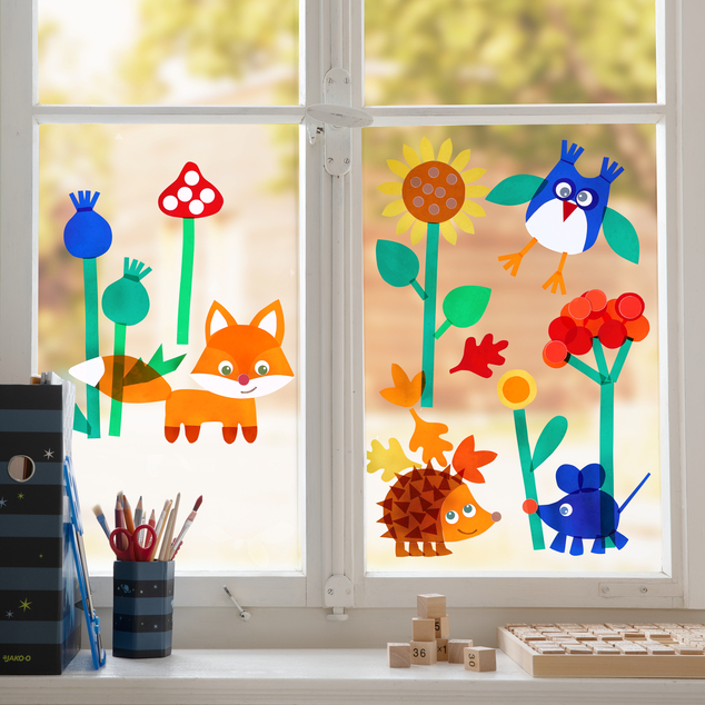 Haba Set creativo Immagine da finestra Ciao, animali del bosco!