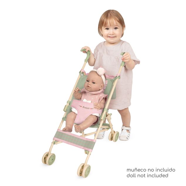 DeCuevas 90068 Passeggino pieghevole per bambole bastoni da golf Botanic 2026 – 56 cm