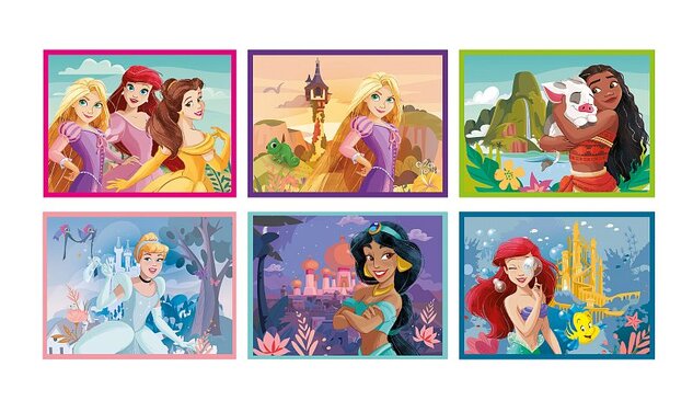 Bilderwürfel - Disney Prinzessin, 12 Würfel