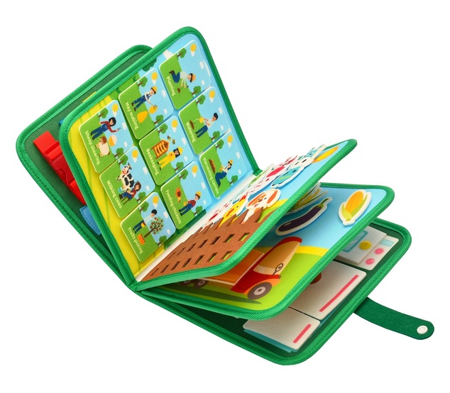 2Kids Toys Libro sensoriale busy Fattoria
