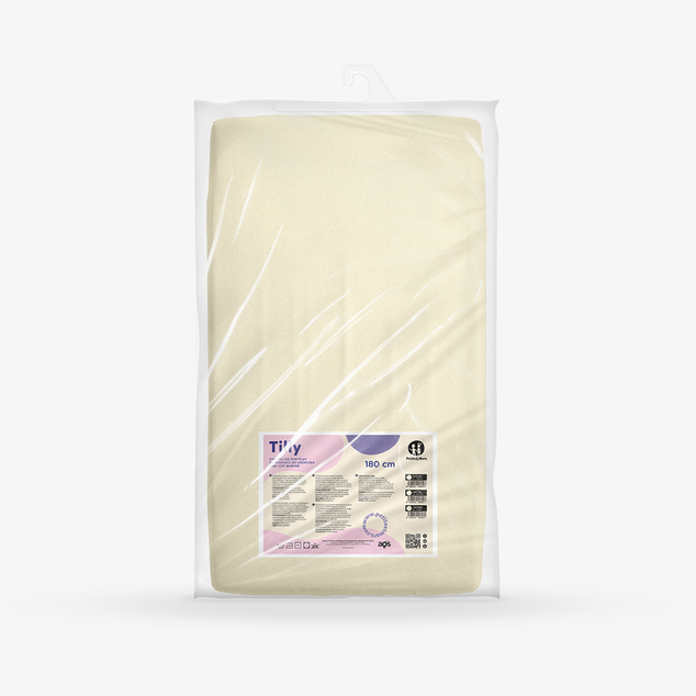 PETITE&amp;MARS Mantinel ochranný do postieľky TILLY Light Beige 180 cm
