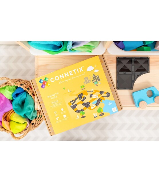 CONNETIX® Ramps &amp; Intersections Pack magnetická stavebnica 16 ks