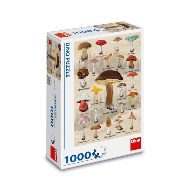 Puzzle Huby koláž 1000 dielikov
