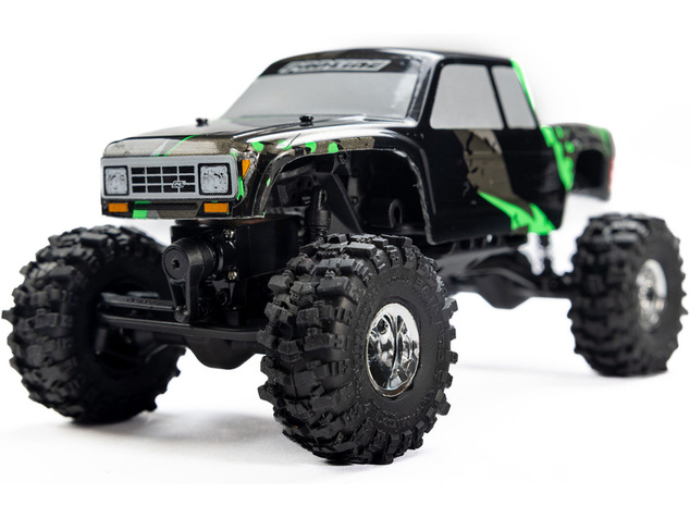 Pro-Line koleso 1:30 s pneumatikou Baja Pro X, disk chrómový (4): Axial SCX30