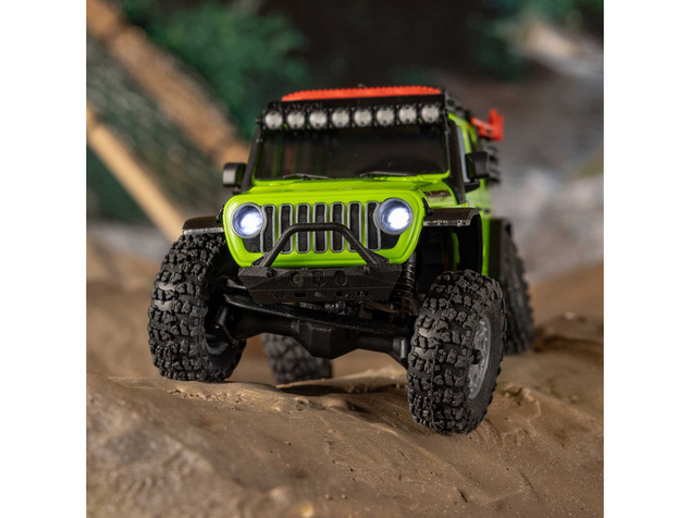 Axial SCX30 Jeep Wrangler JLU 4WD 1:30 RTR zöld