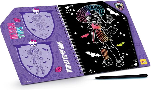 Monster High Vyškrabávacie omaľovánky objatí