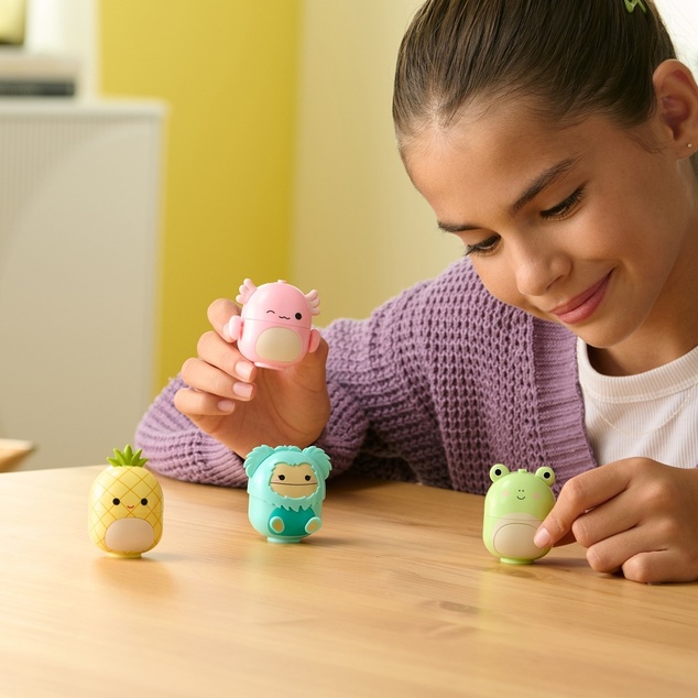 SQUISHMALLOWS stavebnica BLDR – Sada 4 postavičiek