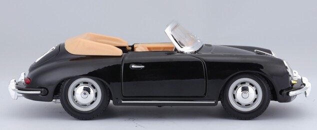 Bburago 1:24 Porsche 356 B Cabriolet Schwarz