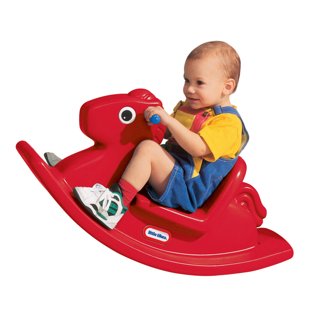 Hojdací koník Little Tikes červený