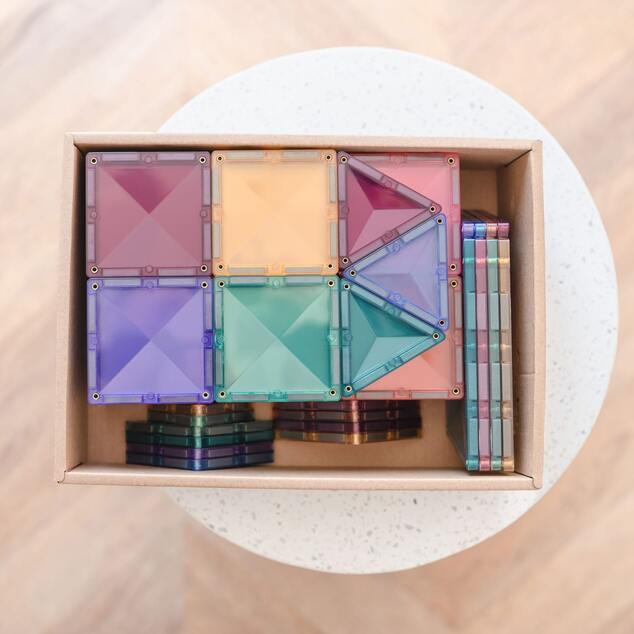CONNETIX® Pastel Starter Pack magnetická stavebnica 64 ks