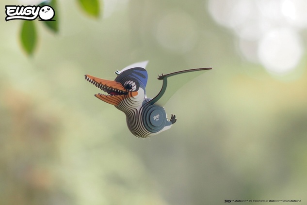 EUGY Pterodattilo 3D puzzle di cartone
