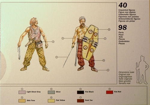 Model Kit figurky 6022 - GAULS WARRIORS (I-II CENTURY B.C.) (1:72)