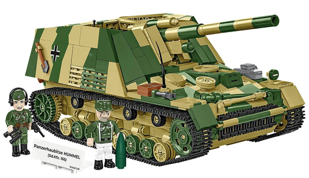 Cobi 2663 World War II Panzerhaubitze HUMMEL, 1:28, 1118 k, 2 f