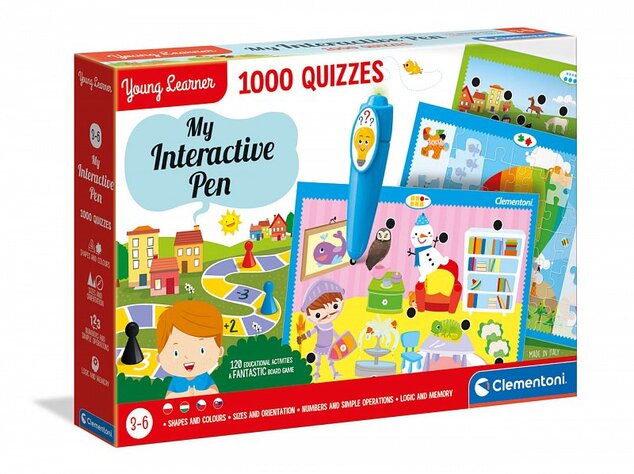 Clementoni Interaktívne pero - 1000 kvízov