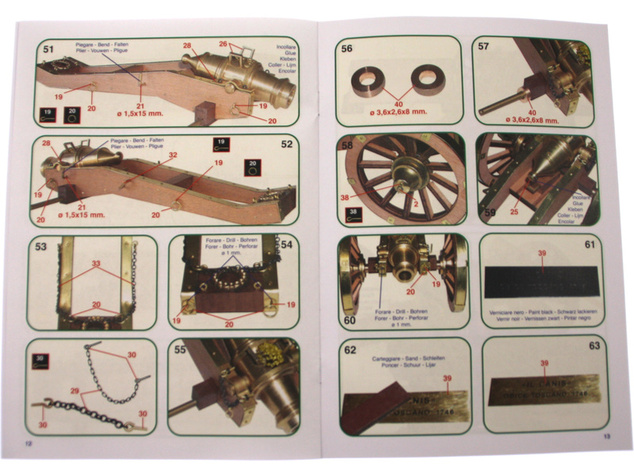Mantua Model Toskánsky kanón 1:17 kit