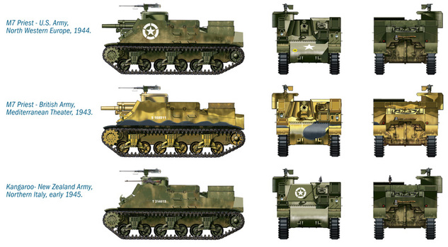 Fast Assembly military 7513 - M7 PRIEST / KANGAROO (1:72)