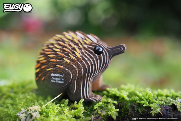 EUGY Echidna puzzle 3D in cartone