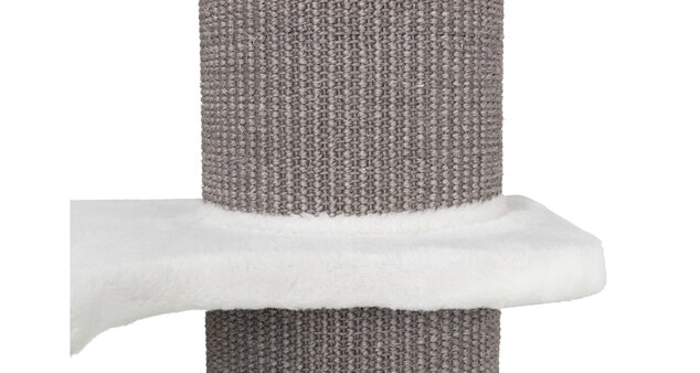 Acadia scratching post with wall mounting, 160 cm, grey