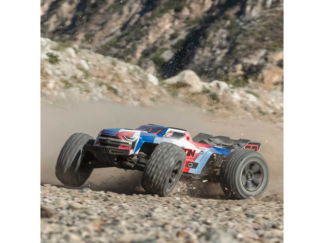 Arrma Kraton 6S V6 BLX 1:8 4WD RTR modrá/ružová
