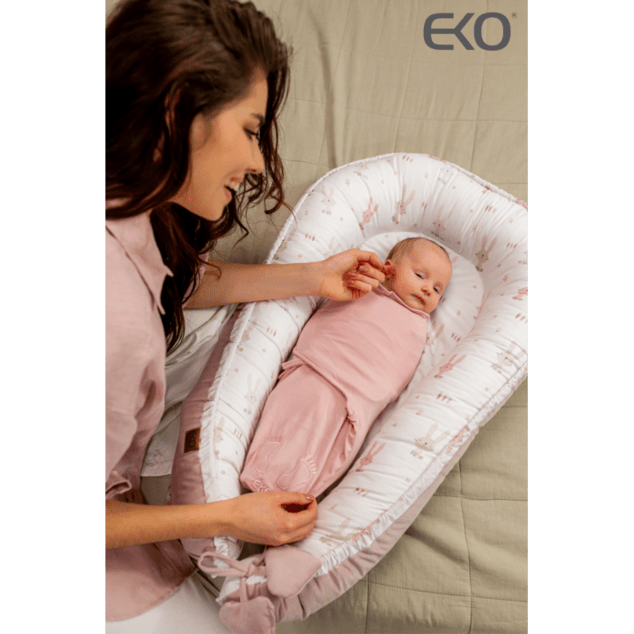 Eko Musselin-Wickeldecke Ulitka Latte 3-6 kg
