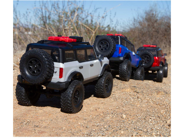 Axial SCX24 Ford Bronco 2021 1:24 4WD RTR červený