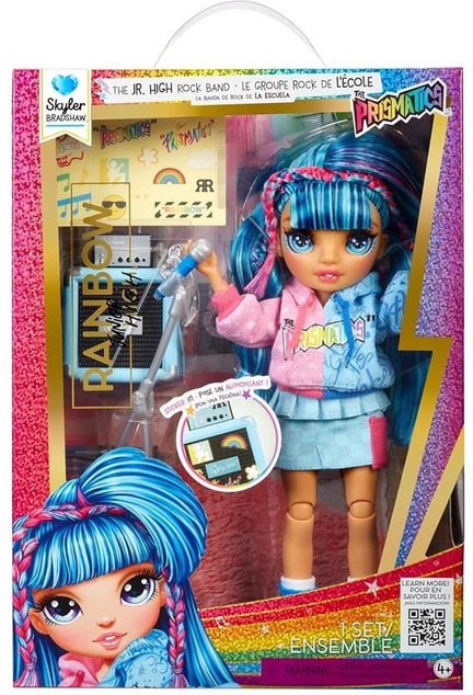 Rainbow High Junior Fashion bábika v rockovej kapele - Skyler