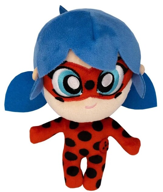 Orbico Miraculous: Coccinella Gatto Nero, peluche Lady Bug